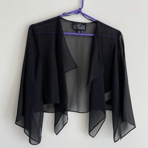 Black, chiffon cover up